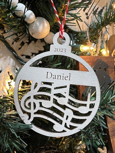 Music Christmas Ornament