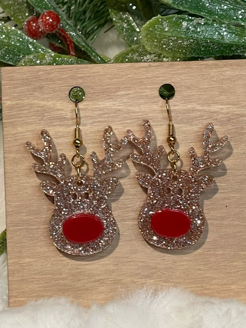 Rudolph Earrings