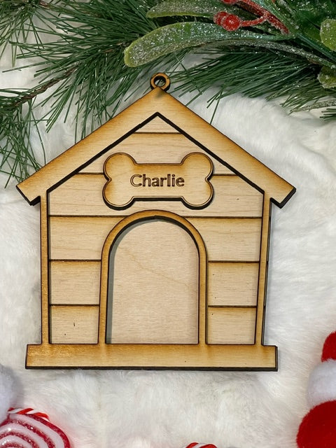 Doghouse Christmas Ornament